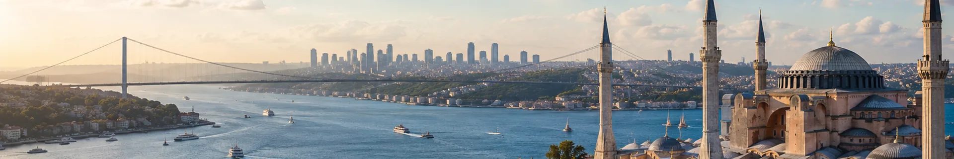 Istanbul Turkey skyline - leading destination for medical tourism and cosmetic surgery
