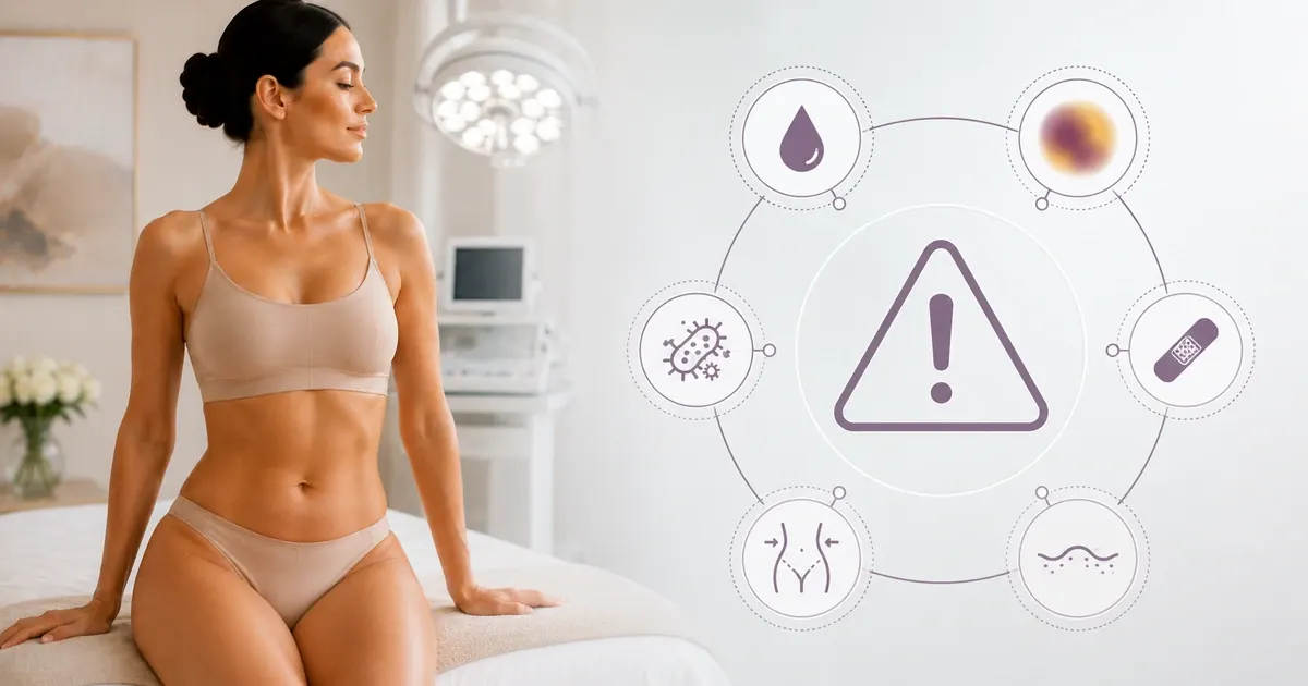 Liposuction risks and side effects - common temporary effects and rare serious complications